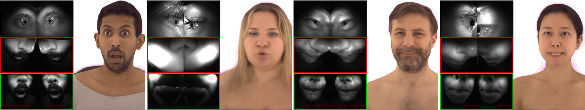 Fast Registration of Photorealistic Avatars for VR Facial Animation