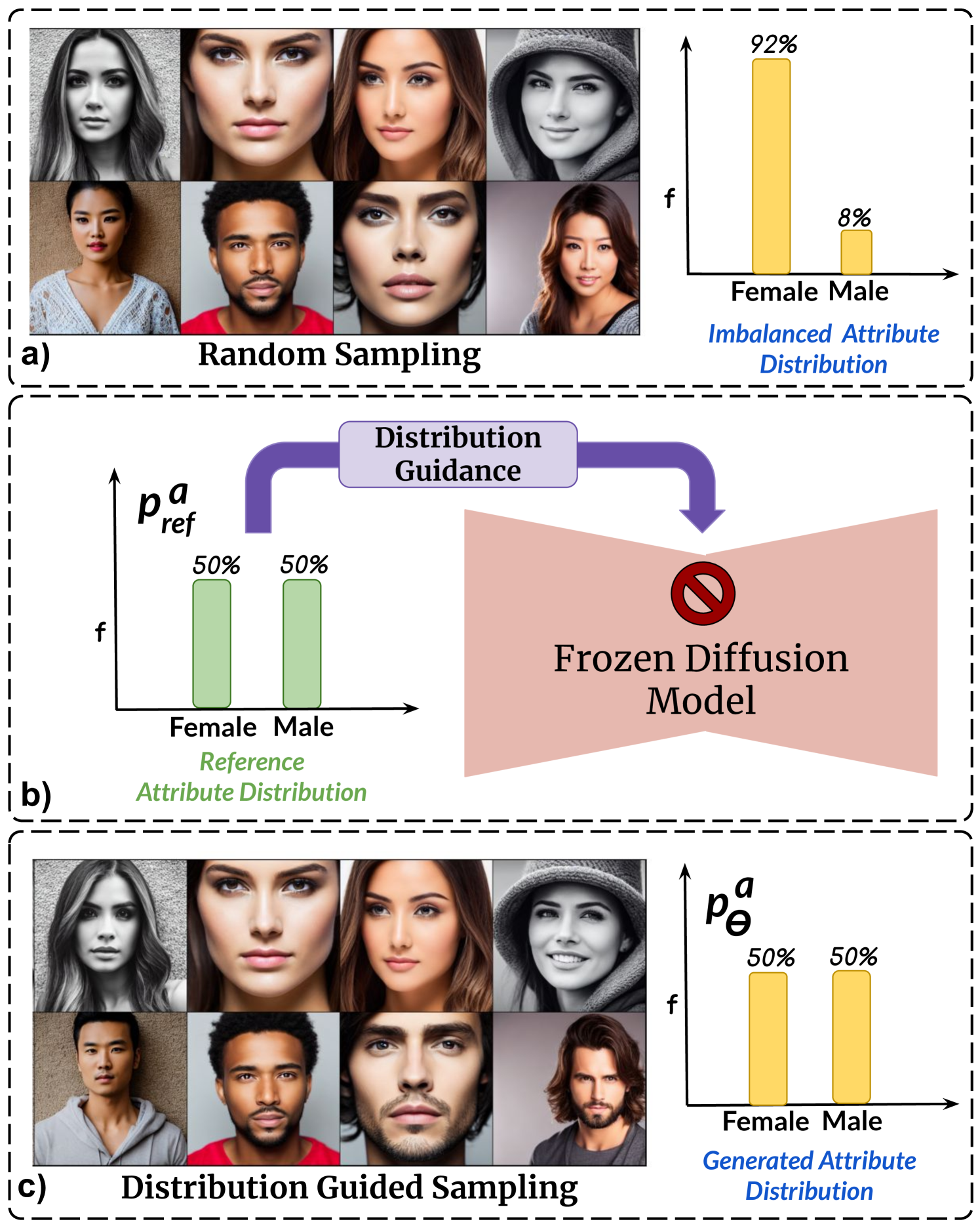 Balancing Act: Distribution-Guided Debiasing in Diffusion Models