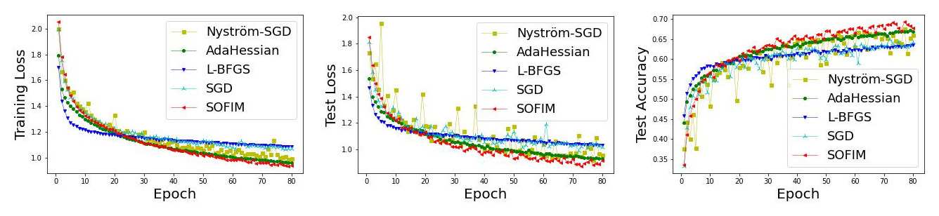 SOFIM: Stochastic Optimization Using Regularized Fisher Information Matrix