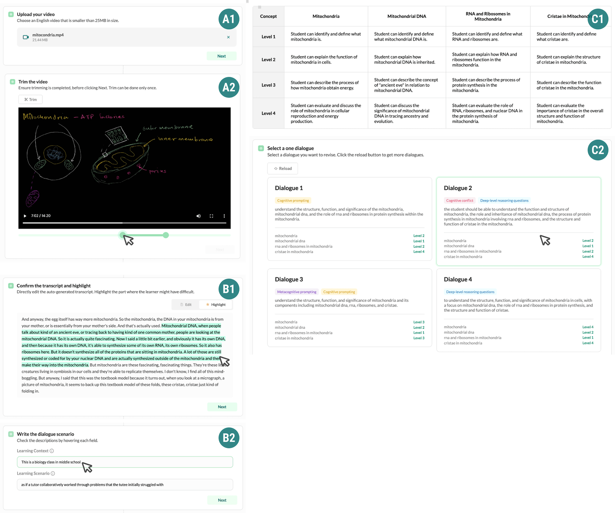 VIVID: Human-AI Collaborative Authoring of Vicarious Dialogues from Lecture Videos