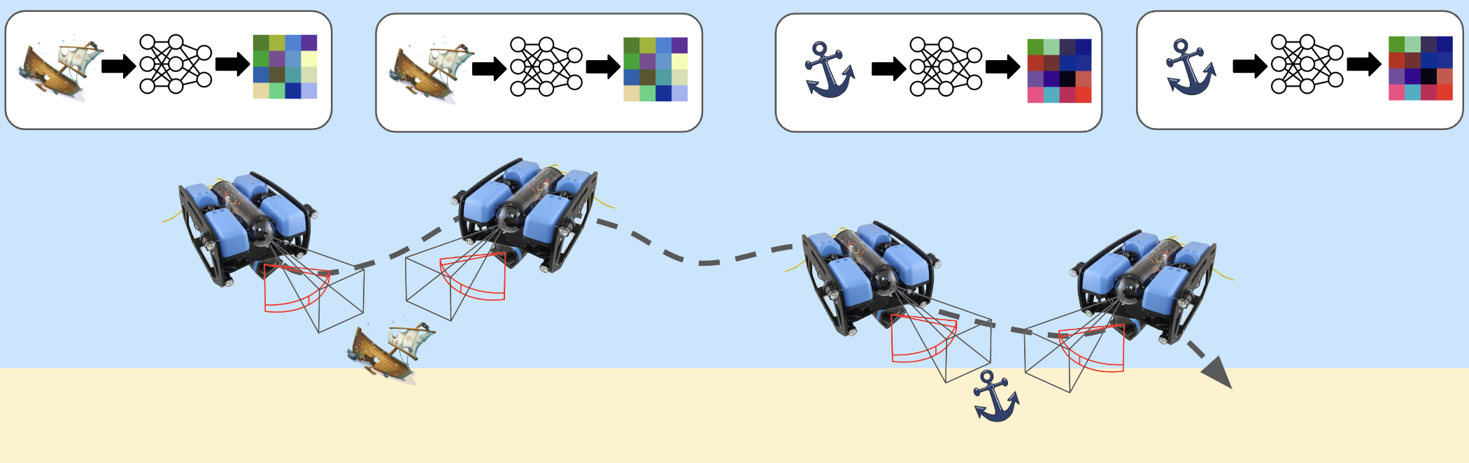 Opti-Acoustic Semantic SLAM with Unknown Objects in Underwater Environments