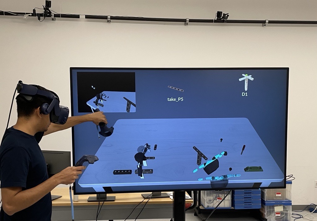 Hierarchical Deep Learning for Intention Estimation of Teleoperation Manipulation in Assembly Tasks