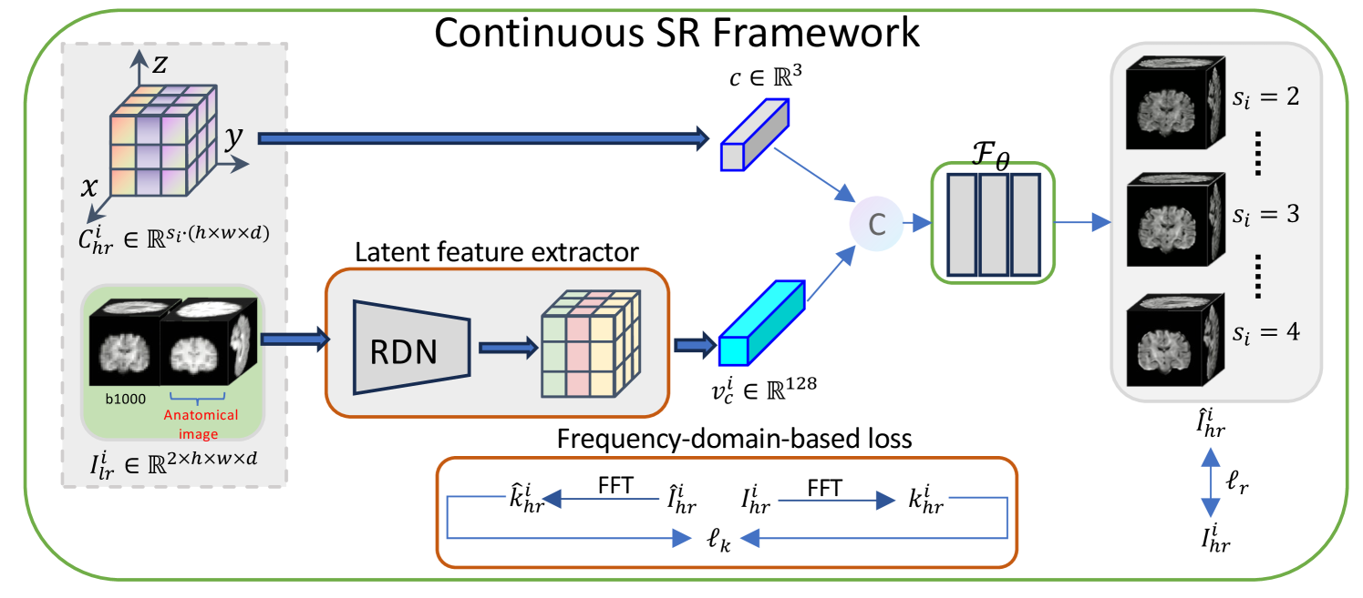 CSR-dMRI: Continuous Super-Resolution of Diffusion MRI with Anatomical Structure-assisted Implicit Neural Representation Learning