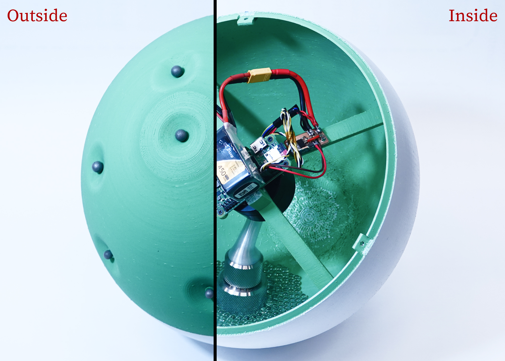 Rollbot: a Spherical Robot Driven by a Single Actuator