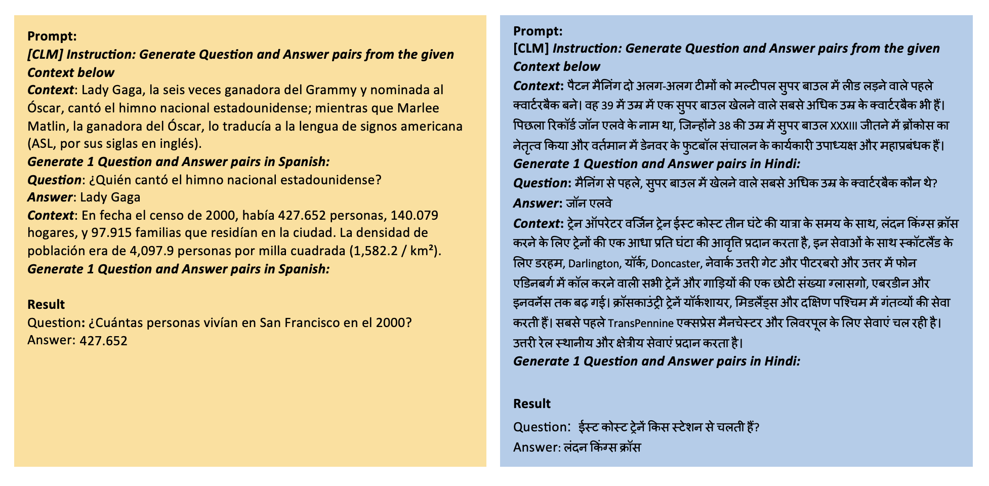 GeMQuAD : Generating Multilingual Question Answering Datasets from Large Language Models using Few Shot Learning