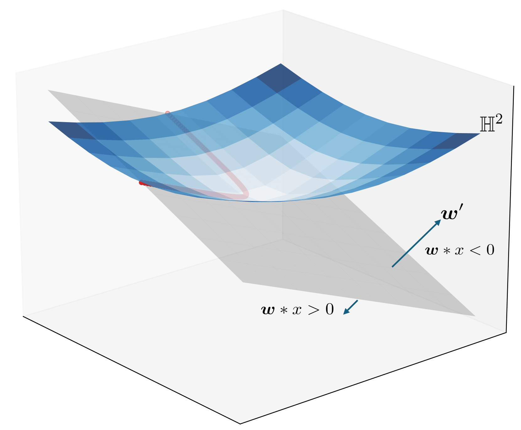 Convex Relaxation for Solving Large-Margin Classifiers in Hyperbolic Space
