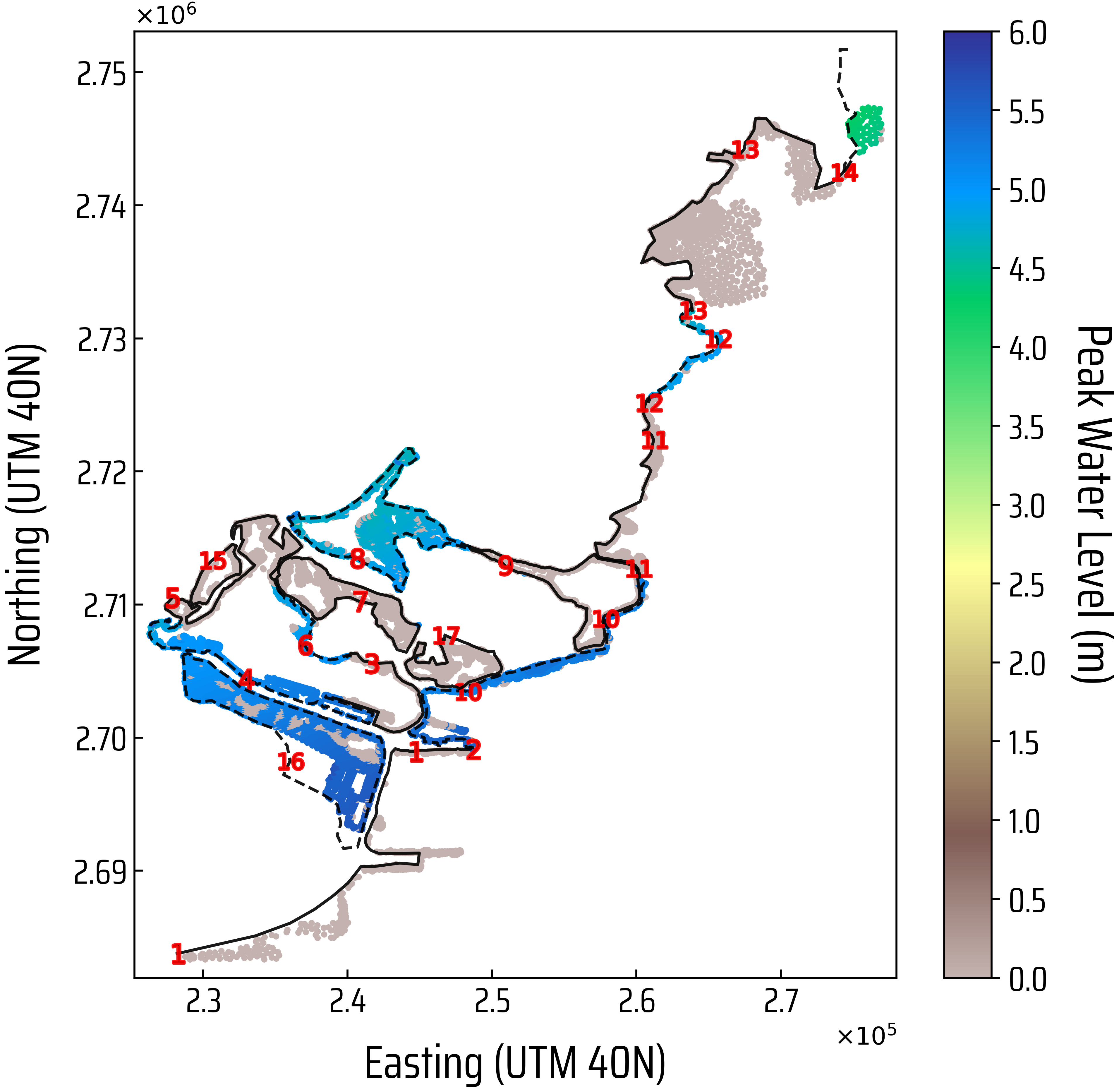 Deep Vision-Based Framework for Coastal Flood Prediction Under Climate Change Impacts and Shoreline Adaptations