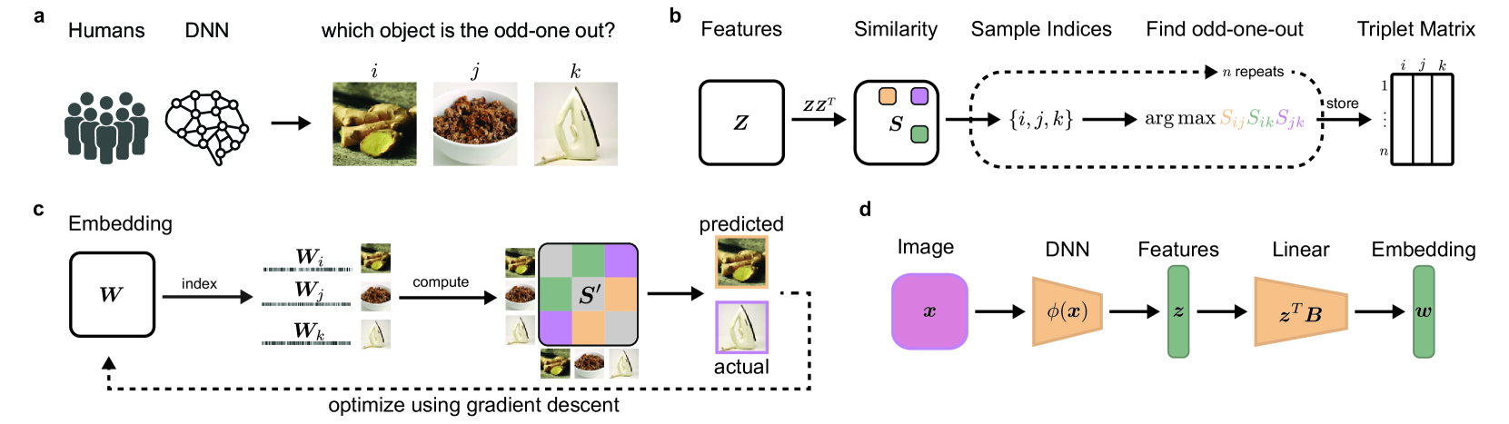 Dimensions underlying the representational alignment of deep neural networks with humans