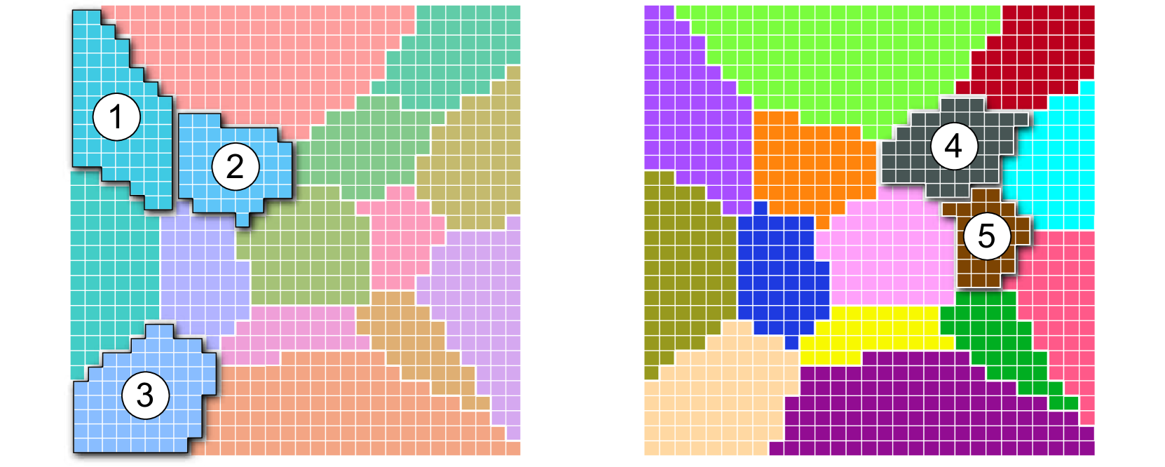 Dynamic Color Assignment for Hierarchical Data