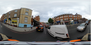 Multiple Object Detection and Tracking in Panoramic Videos for Cycling Safety Analysis