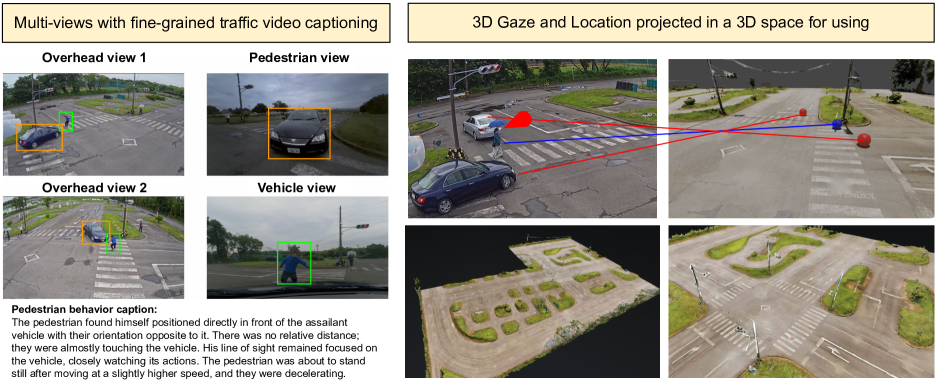 WTS: A Pedestrian-Centric Traffic Video Dataset for Fine-grained Spatial-Temporal Understanding