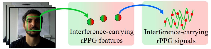 DD-rPPGNet: De-interfering and Descriptive Feature Learning for Unsupervised rPPG Estimation