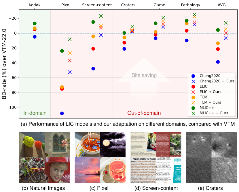 Few-Shot Domain Adaptation for Learned Image Compression