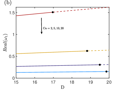 \begin{overpic}[scale={0.44}]{lambda1_Cadiff_Re0.eps}
\put(3.0,72.0){(b)}
\end{overpic}