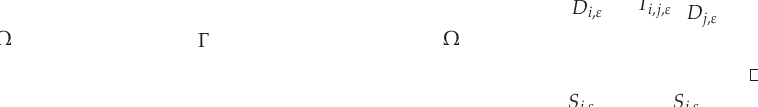 \begin{picture}(0.0,0.0)\par\put(-303.0,15.0){$\Gamma$}
\put(-65.0,35.0){$T_{i,j,\varepsilon}$}
\par\put(-100.0,33.0){$D_{i,\varepsilon}$}
\put(-38.0,30.0){$D_{j,\varepsilon}$}
\put(-102.0,-18.0){$S_{i,\varepsilon}$}
\put(-45.0,-18.0){$S_{j,\varepsilon}$}
\par\put(-413.0,16.0){$\Omega$}
\put(-170.0,16.0){$\Omega$}
\par\end{picture}