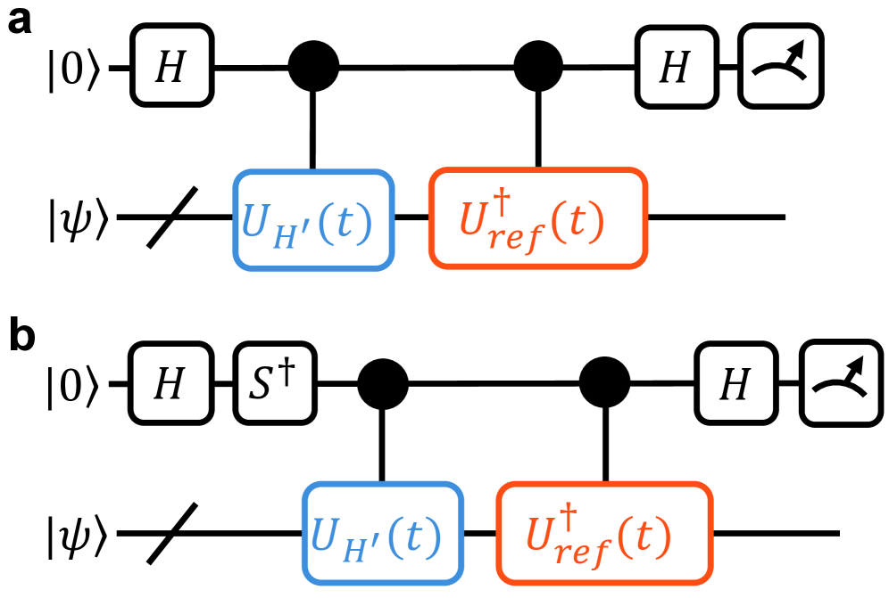 Тест Адамара, квантовый алгоритм для оценки амплитуды, позволяет вычислить как вещественную, так и мнимую компоненты амплитуды с помощью специализированных квантовых схем.