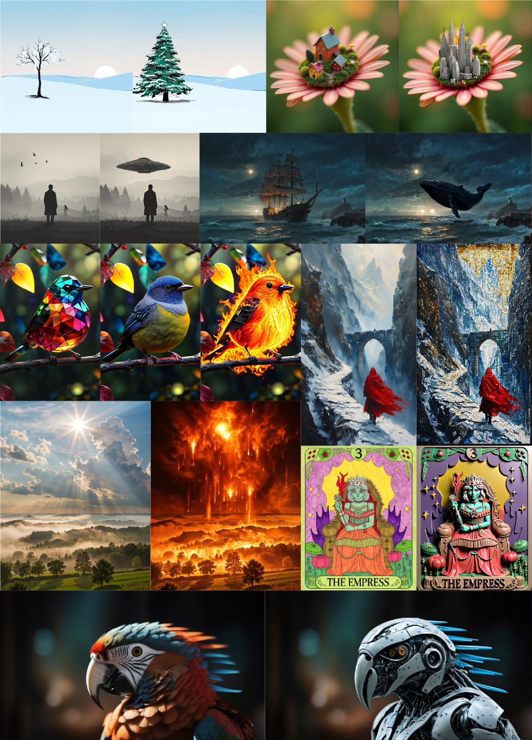 Рисуя границы возможного, VIBE демонстрирует способность к правке изображений, позволяя создавать вариации, отражающие тонкие изменения в визуальном повествовании.