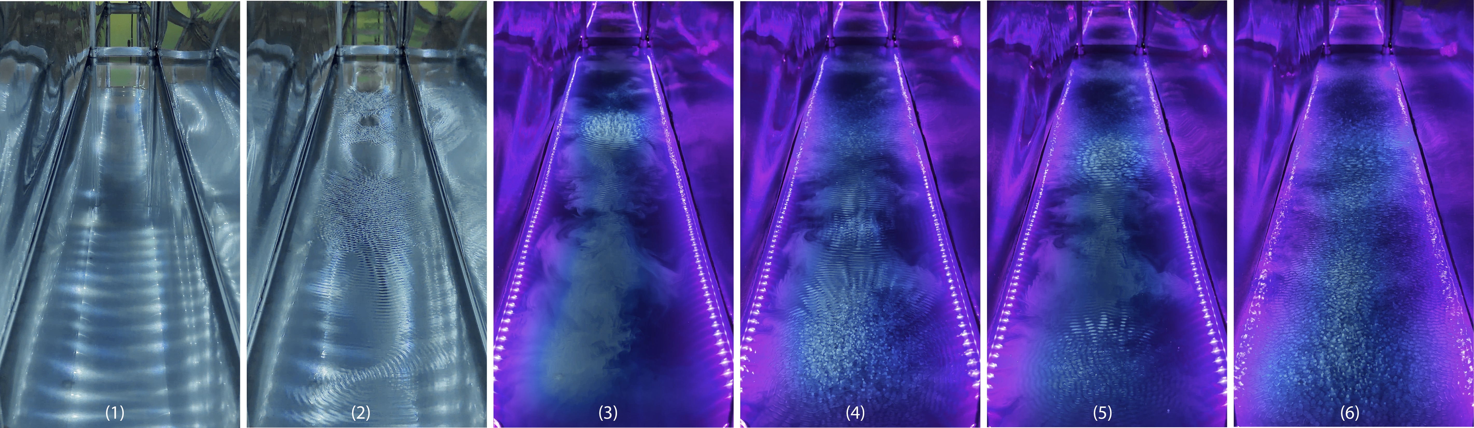 В ходе ритуала, вода реагирует на эмоциональное состояние участника, формируя спокойную поверхность во время признания, сложные интерферирующие узоры во время диалога с другими агентами и, наконец, распадаясь на шесть когерентных волн, представляющих объединенный ответ после обработки обобщающим агентом.