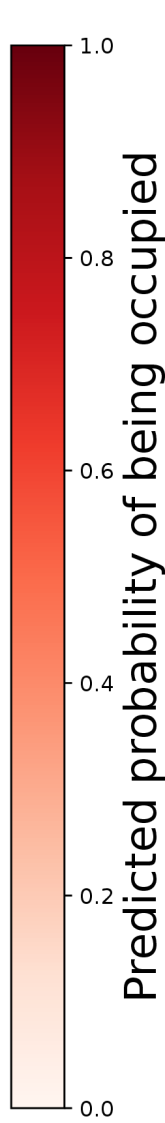 Despite accurately predicting positions, the system fails to correctly infer the heading of vehicles in opposing lanes due to a limitation in its <span class="katex-eq" data-katex-display="false">180^\circ</span> rotational awareness, as demonstrated in a parking lot scenario.
