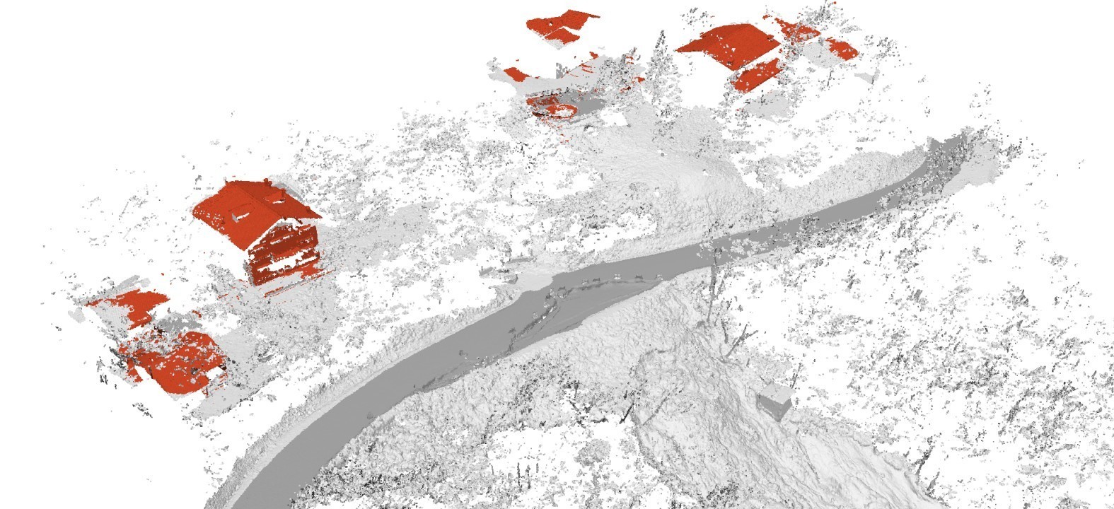 The science gateway successfully produced visualizations of survey data collected in the Monte Busca area of Tredozio.