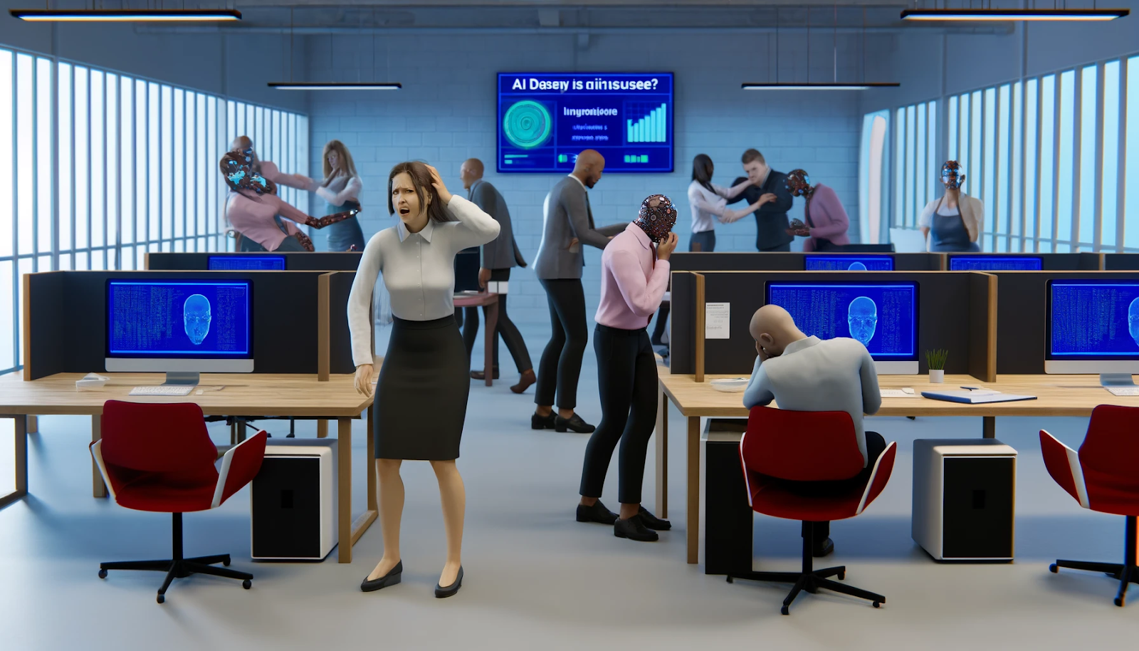 A design probe reveals that a lack of diversity and technical expertise within freelancer teams can lead to AI exceeding human oversight.