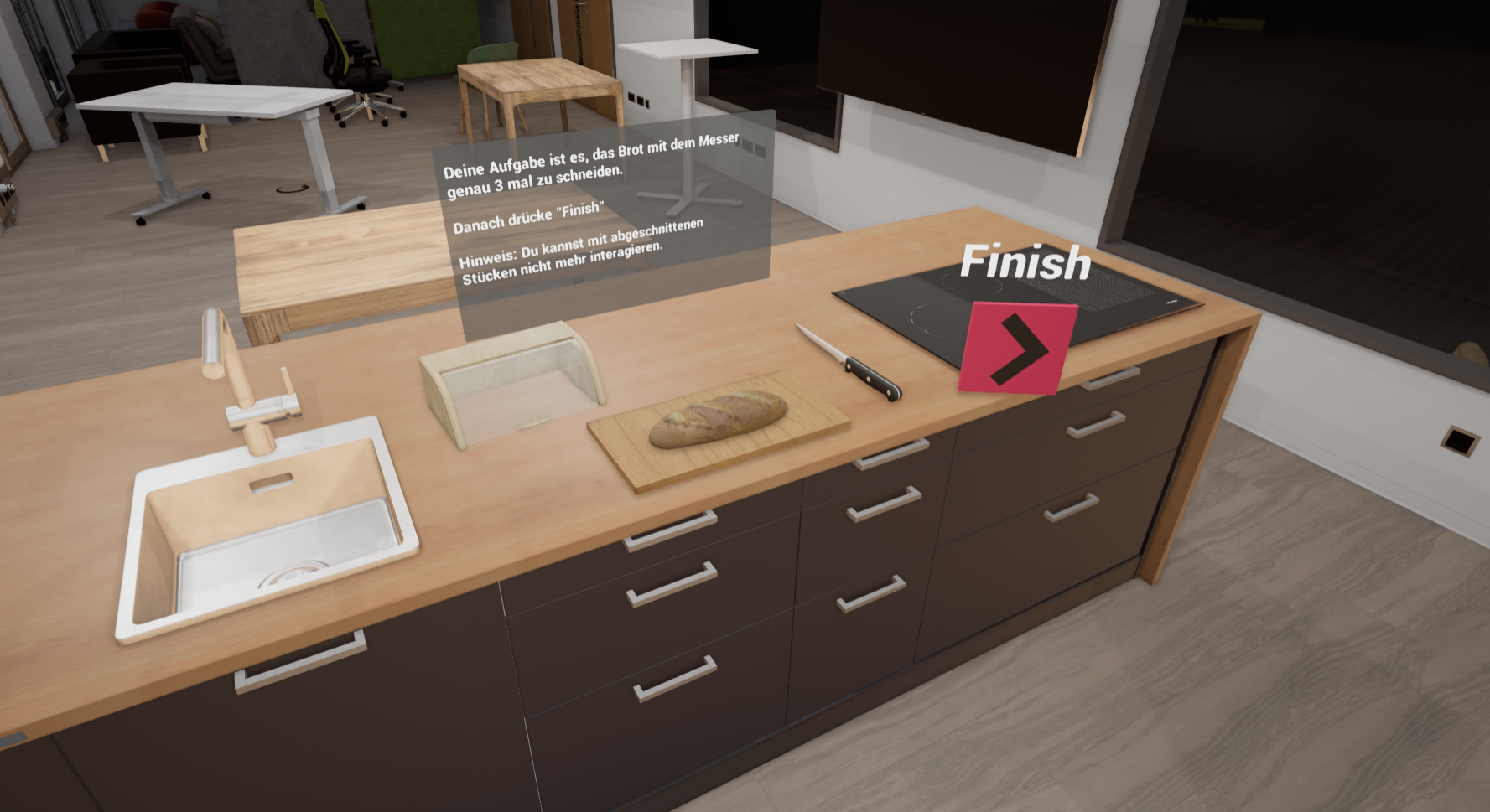 Исследование проводилось на двух задачах: точной расстановке посуды и нарезке, чтобы оценить стратегии управления движением.