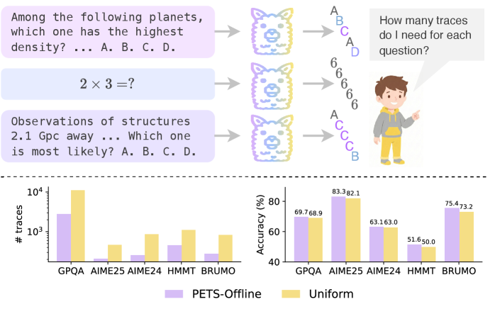 PETS: A Principled Framework Towards Optimal Trajectory Allocation for Efficient Test-Time Self-Consistency